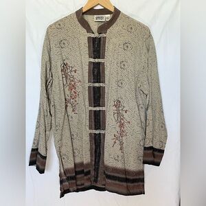 Chico's Brown Silk Blouse